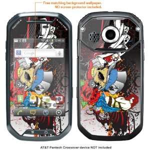  Protective Decal Skin STICKER for AT&T Pantech Crossover 
