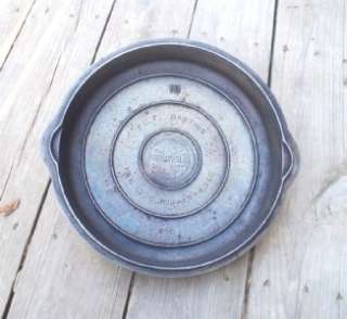   RARE FIND Griswold #10 11 3/4 Cast Iron Deep Skillet w Cover Lid