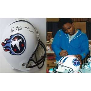  Chris Johnson signed Titans helmet 