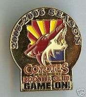 Phoenix Coyotes 05 06 Booster Club Pin Gretzky NHL  