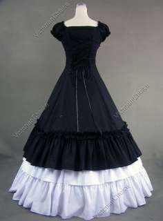 Southern Belle Cotton Ball Gown Prom Dress Punk Steampunk 208 XXL 