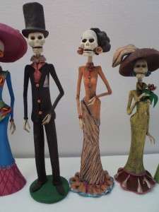 CATRINAS mexican folk art day of the dead catrina  