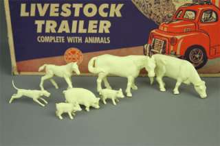 Rare Marx Hauler & Livestock Trailer Combo w/ Animals  
