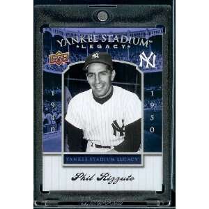  2008 Upper Deck Yankee Stadium Legacy Collection # 20 Phil Rizzuto 
