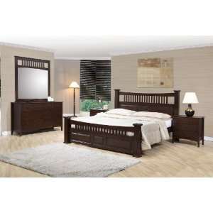  Equator Mission Style Queen 5 Piece Bedroom Set