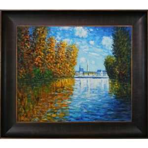  Art Monet Autumn at Argenteuil Painting with 