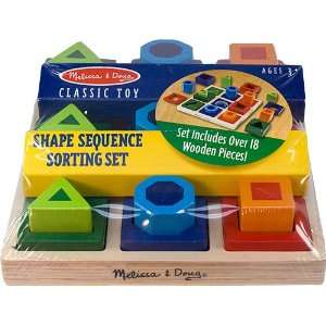  Wood Shape Sequence Sorting Set Baby