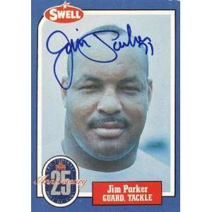 Jim Parker Autographed 1988 Swell Hall of Fame Card #98   Baltimore 