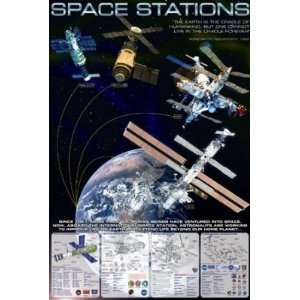  Space Stations Poster (#154) Toys & Games