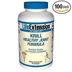  Krill Healthy Joint Formula, 30 Softgels   Life Extension 
