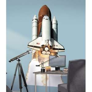  Space Shuttle Launch Peel & Stick Accent
