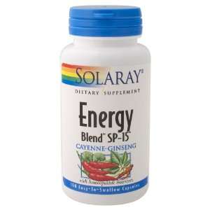  Solaray   Energy Blend Sp 15, 100 capsules Health 