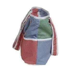  Tote Diaper Bag   Primary Checkers Baby