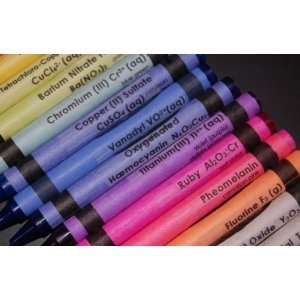  Chemistry Crayon Labels   Set of 16 CLEAR Labels 