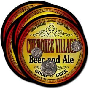Cherokee Village, AR Beer & Ale Coasters   4pk