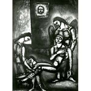  Hand Made Oil Reproduction   Georges Rouault   24 x 34 