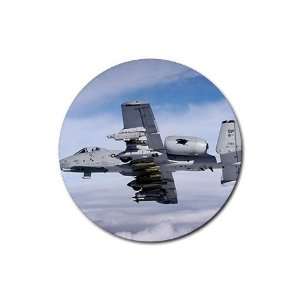  A10 Thunderbolt Round Rubber Coaster set 4 pack Great Gift 