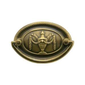   Neoclassical Style Double Post Pull in Antique By Hand Finish. Home