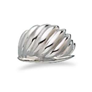  Polished Chevron Ring Jewelry