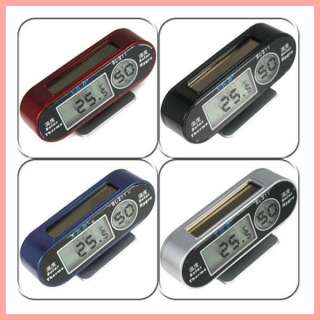 1x LCD Digital Solar Cell Powered Thermometer Hygrometer Use in The 