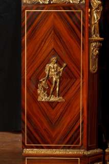 Pair French Empire Credenzas Cabinets Chests Ormolu  