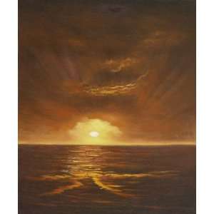 Art Reproduction Oil Painting   Seascapes Tropischer Sonnenuntergang 