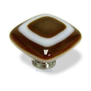  Sietto Luster Woodland Brown Square Knob K 609 Everything 