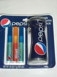Pepsi Flavor Lip Gloss Balm Chapstick Case Sierra Mist  