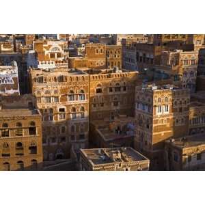  Skyline of Sanaa, Yemen by Michele Falzone, 72x48