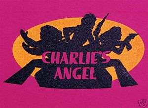Charlies Angels Original 70s series T shirt  