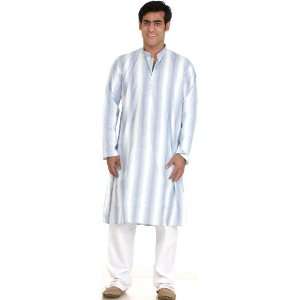   Cotton Kurta Set with Floral Design in Self   Pure Cotton Everything