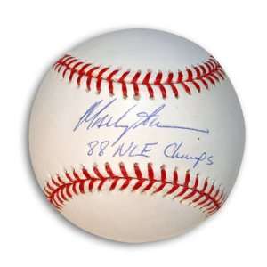 Mackey Sasser Baseball Inscribed 88 NLE Champs  Sports 