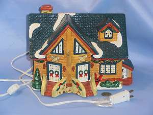   Christmas in the Rockies Illuminated Collectible village house  