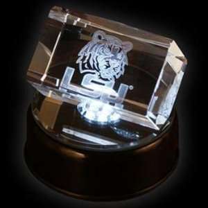 LSU Tigers Logo Cube with lighted base (Quantity of 1)  