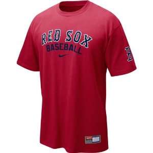  Boston Red Sox 2011 Practice T Shirt (Red) Sports 