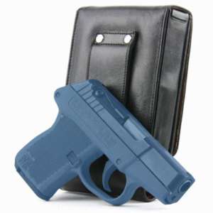 Black Leather Sneaky Pete KelTec P3 AT Holster CT 628586902817  