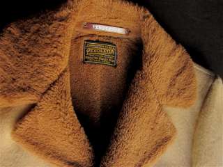 PENDLETON MENS VINTAGE Long Tan Heavy Camel Hair Coat Jacket M  