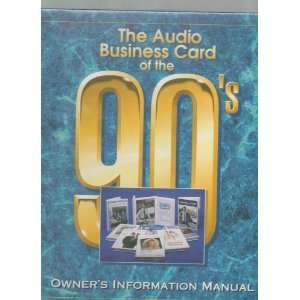  The Audio Business Card Owners Manual Stephen W 