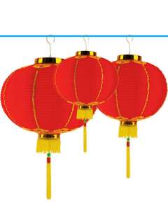 16 Red Gold Lantern Chinese New Year Party Decoration  
