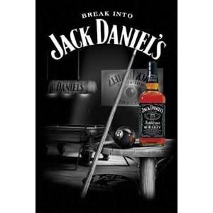  Jack Daniels   Snooker Poster (Size 24 x 36)