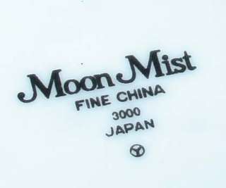 MOON MIST FINE CHINA SAUCER PLATE SET JAPAN 3000 TEA  