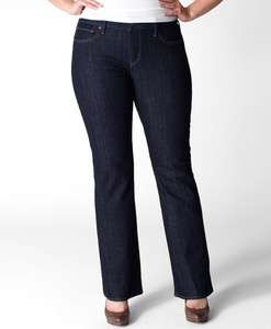 60 Levis Demi Slight Curve Slim Boot Cut Jeans Womens Plus Levis New 