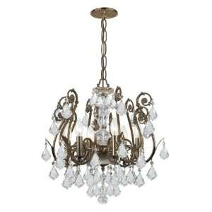 Crystorama 4415 CH SMW CL MWP, Brentwood Crystal Chandelier Lighting 