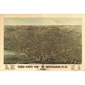  1880 Map The city of Buffalo, New York
