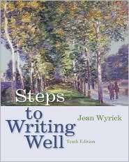 Steps to Writing Well (with 2009 MLA Update Card), (0495899070), Jean 