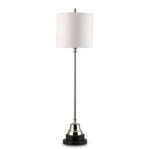   Messenger Table Lamp Lamp, Nickel By Currey & Company
