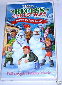 DISNEYS RECESS CHRISTMAS VHS MIRACLE ON THIRD STREET  