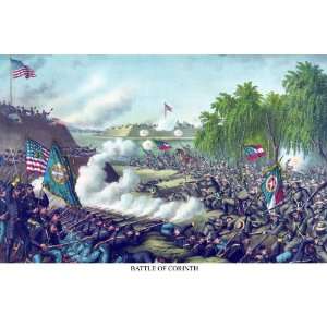  Battle of Corinth, Mississippi 20x30 Canvas