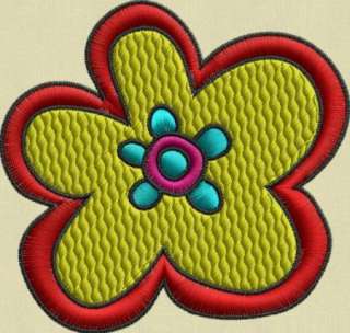 GROOVY SIXTIES 60s MACHINE EMBROIDERY DESIGNS CD SET  