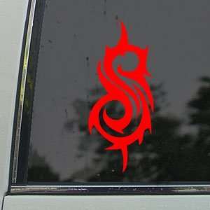  Slipknot Rock Band Logo Slip Knot Red Decal Car Red 